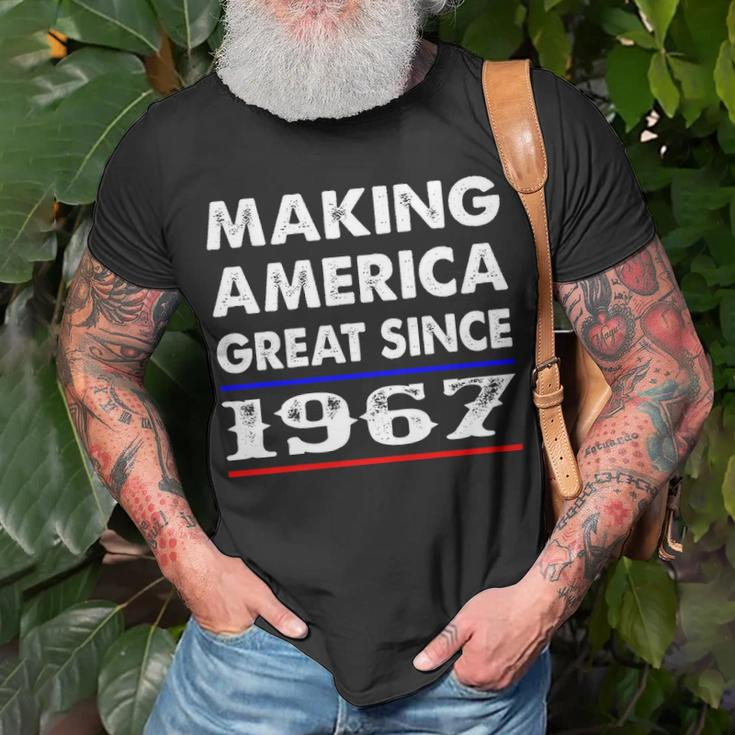 1967 Birthday Making America Great Since 1967 T-Shirt Gifts for Old Men