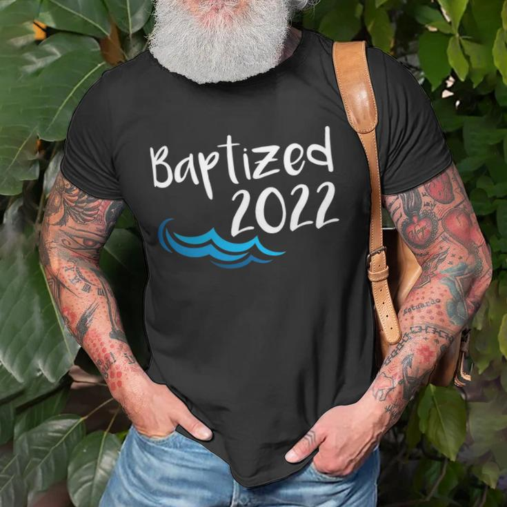 2022 Baptized Water Baptism Christian Catholic Church Faith Unisex T-Shirt Gifts for Old Men