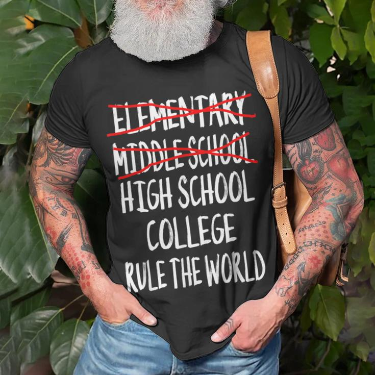 2022 Junior High Graduation - Funny Middle School Graduation Unisex T-Shirt Gifts for Old Men