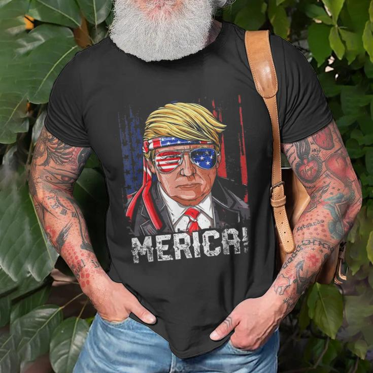 2024 Trump 4Th Of July S Merica Unisex T-Shirt Gifts for Old Men