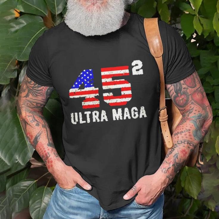 45 Squared Trump Ultra Maga Unisex T-Shirt Gifts for Old Men