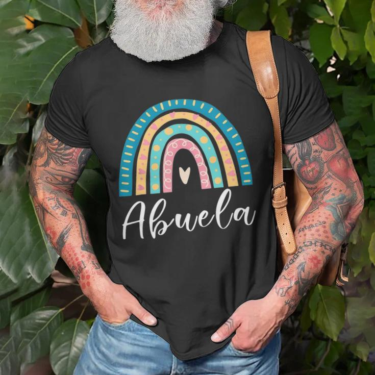 Abuela Rainbow Gifts For Women Family Matching Birthday Unisex T-Shirt Gifts for Old Men
