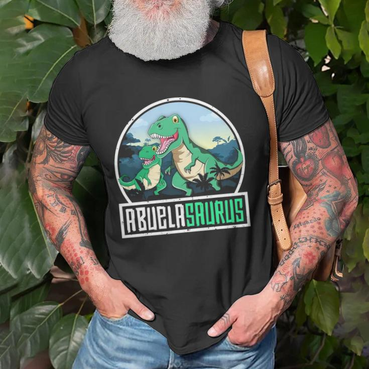 Abuelasaurusrex Dinosaur Saurus Latina Grandma Matching Unisex T-Shirt Gifts for Old Men