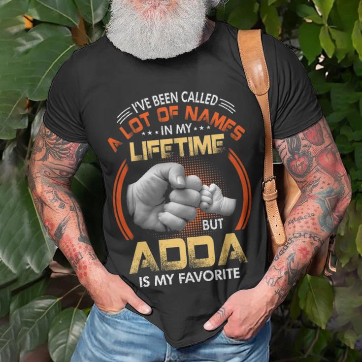 Adda Grandpa A Lot Of Name But Adda Is My Favorite T-Shirt - Seseable