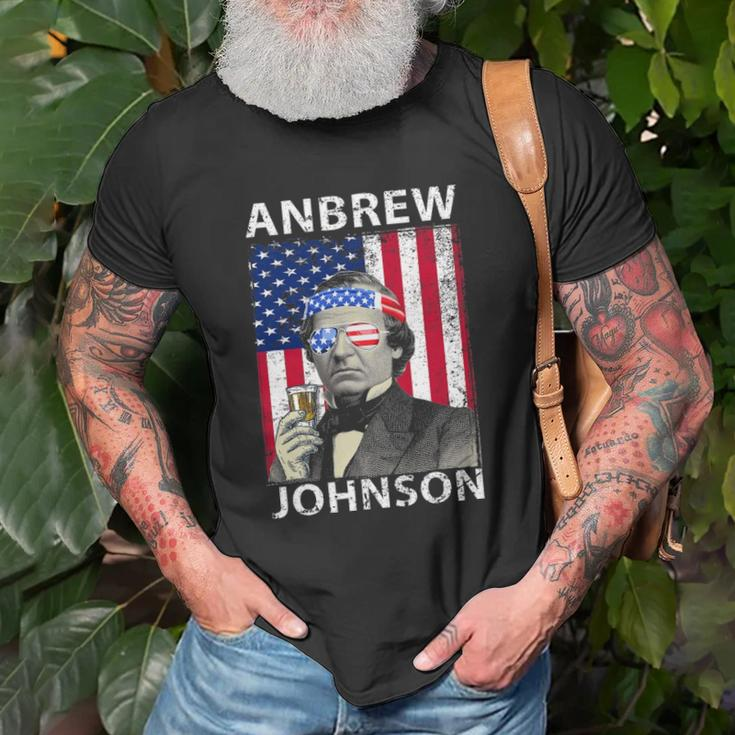 Anbrew Johnson 4Th July Andrew Johnson Drinking Party Unisex T-Shirt Gifts for Old Men