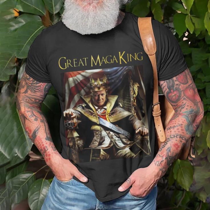 Anti Joe Biden Ultra Maga The Return Of The Great Maga King Unisex T-Shirt Gifts for Old Men