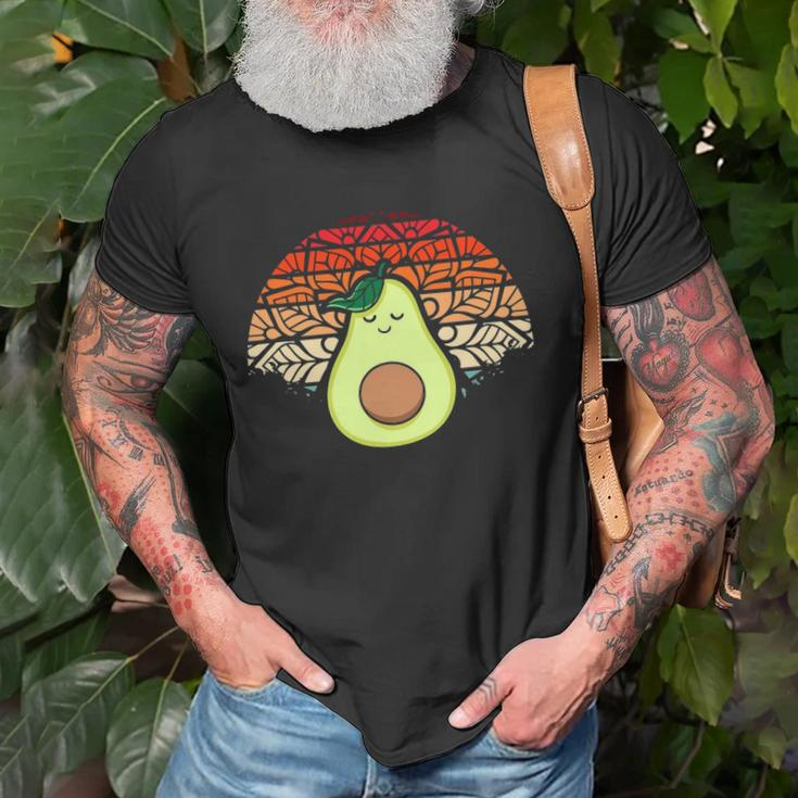 Avocado Yoga Pose Meditation Vegan Gift Meditation Unisex T-Shirt Gifts for Old Men