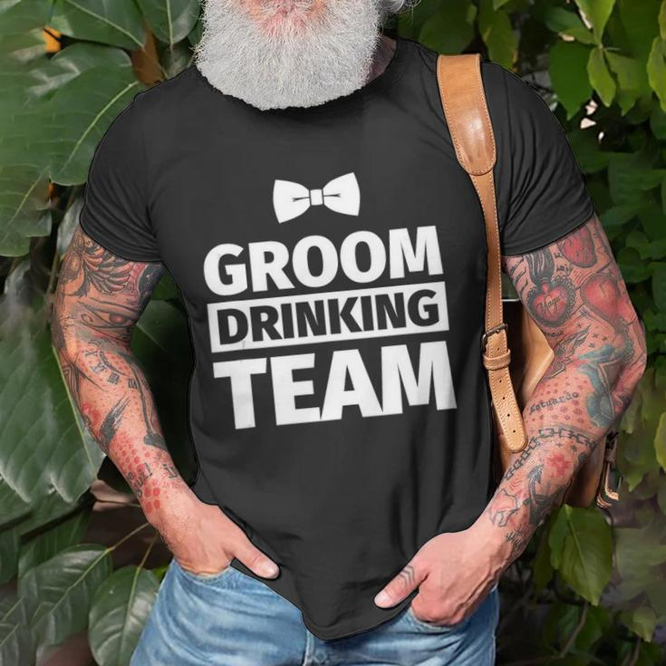 Bachelor Party - Groom Drinking Team Unisex T-Shirt Gifts for Old Men