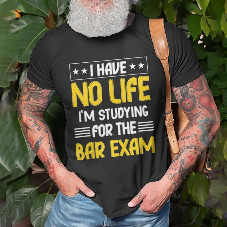 Bar Exam Law School Graduate Graduation V3 T-shirt Gifts for Old Men