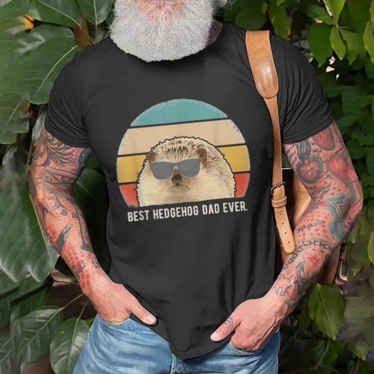 Best Hedgehog Dad Ever Animal Funny Retro Classic Unisex T-Shirt Gifts for Old Men