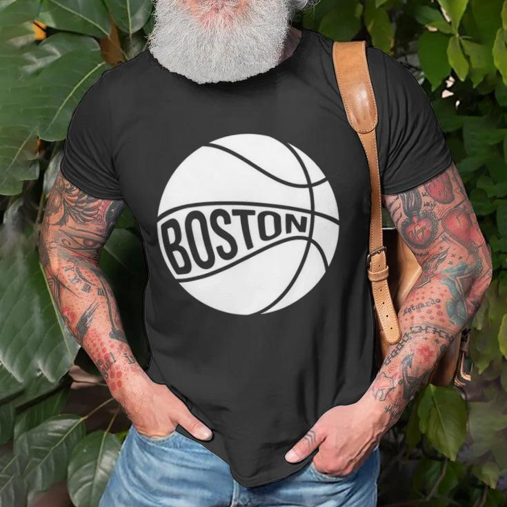 Boston Retro City Massachusetts State Basketball Unisex T-Shirt Gifts for Old Men
