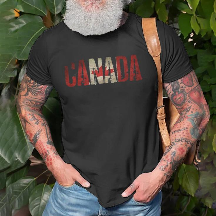 Canadavintage Canadian Flag Unisex T-Shirt Gifts for Old Men
