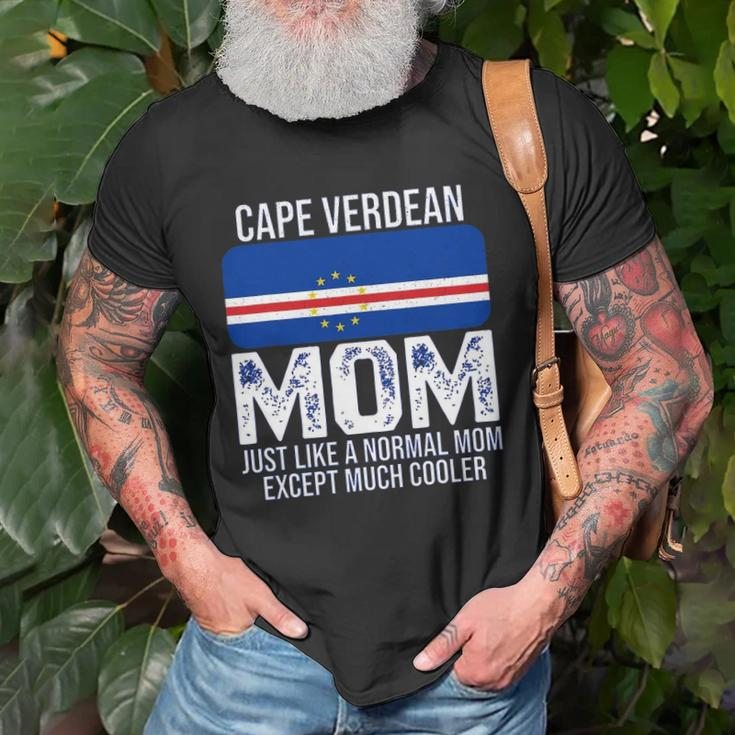 Cape Verdean Mom Cape Verde Flag Design For Mothers Day Unisex T-Shirt Gifts for Old Men
