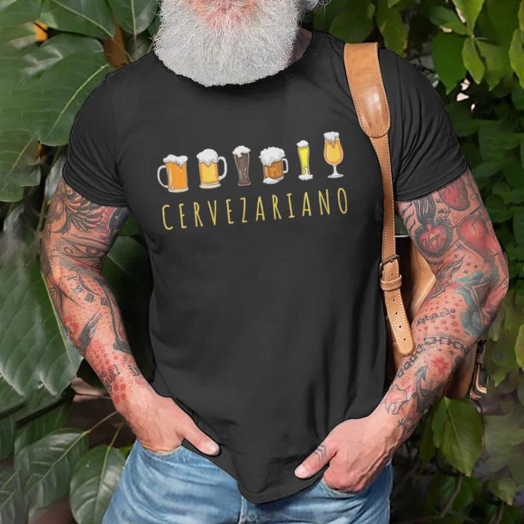 Cervezariano Funny Mexican Beer Cerveza Unisex T-Shirt Gifts for Old Men