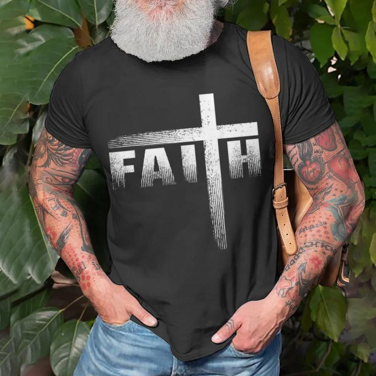 Christian Faith & Cross Christian Faith & Cross Unisex T-Shirt Gifts for Old Men
