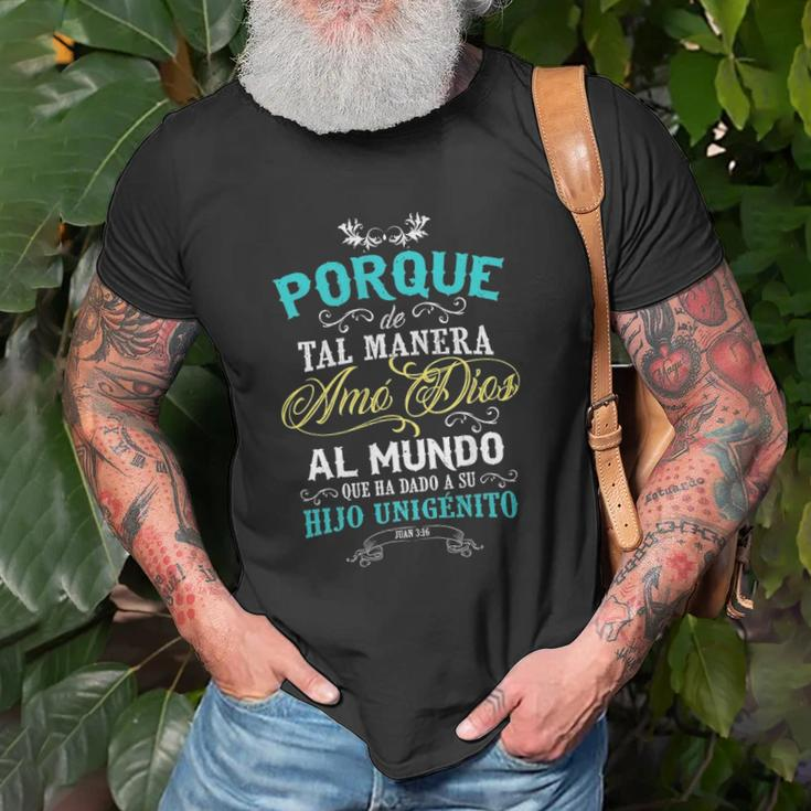 Christian S In Spanish Camisetas Sobre Jesus Unisex T-Shirt Gifts for Old Men