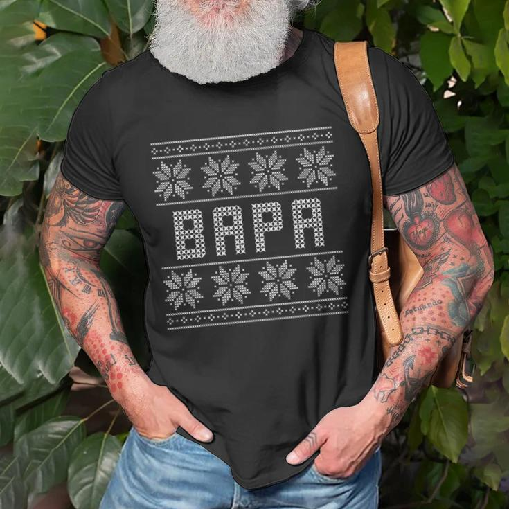 Christmas For Bapa Funny Holiday Gift Unisex T-Shirt Gifts for Old Men