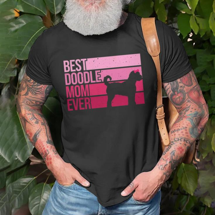 Cool Doodle Mom Art Women Girl Aussiedoodle Goldendoodle Dog Unisex T-Shirt Gifts for Old Men