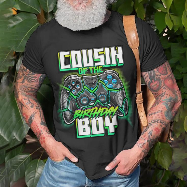 Cousin Of The Birthday Boy Matching Family Video Game Party Unisex T-Shirt Gifts for Old Men