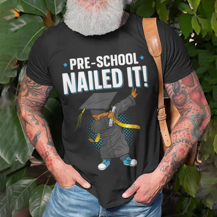 Dabbing Graduation Boy Preschool Nailed It Class Of 2022 V2 Unisex T-Shirt Gifts for Old Men