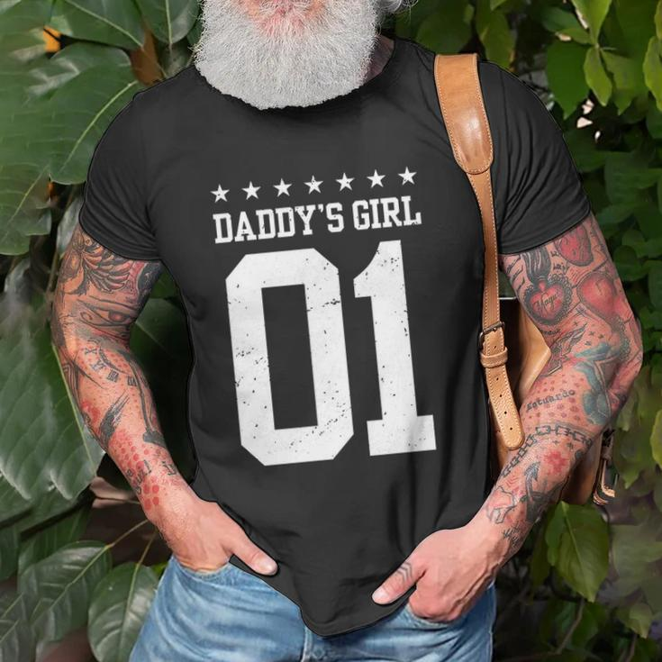 Daddys Girl 01 Family Matching Women Daughter Fathers Day Unisex T-Shirt Gifts for Old Men