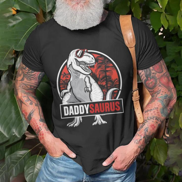 Daddysaurus Fathers Day Giftsrex Daddy Saurus Men Unisex T-Shirt Gifts for Old Men