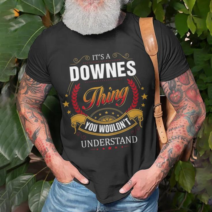 Downes Shirt Family Crest DownesShirt Downes Clothing Downes Tshirt Downes Tshirt For The Downes T-Shirt Gifts for Old Men