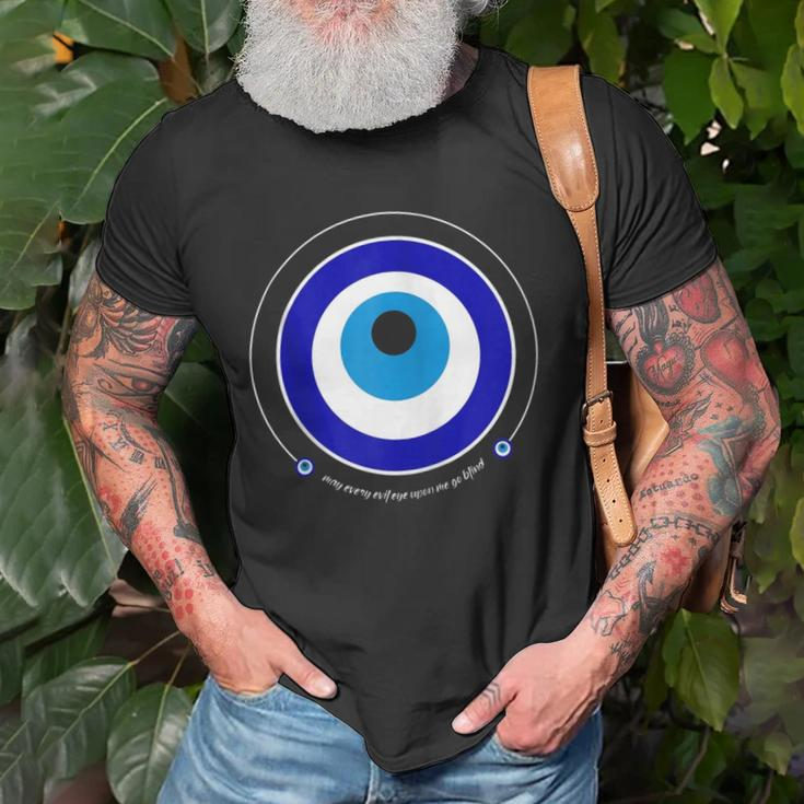 Evil Eye Greek Nazar May Every Evil Eye Upon You Go Blind Zip Unisex T-Shirt Gifts for Old Men