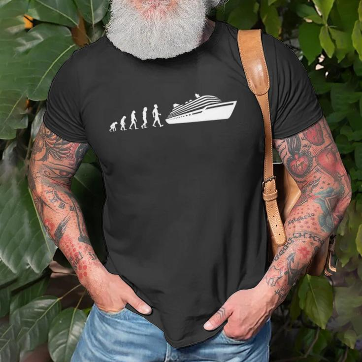 Evolution Cruise Crusing Ship Gift Unisex T-Shirt Gifts for Old Men