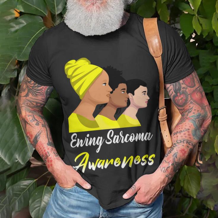 Ewings Sarcoma Awareness Yellow Women Ewings Sarcoma Ewings Sarcoma Awareness Unisex T-Shirt Gifts for Old Men