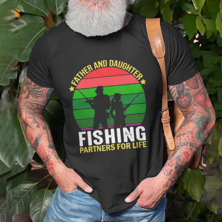 Father And Daughter Fishing Partners Father And Daughter Fishing Partners For Life Fishing Lovers Unisex T-Shirt Gifts for Old Men