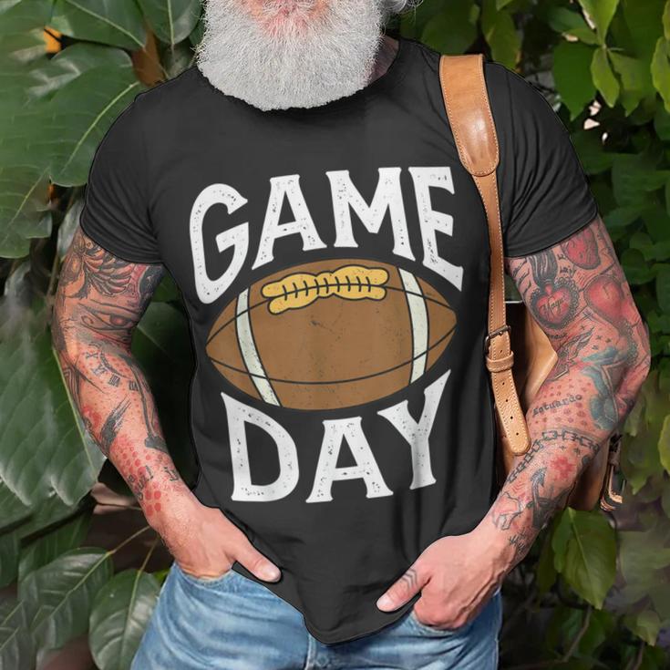 Football Player Vintage Game Day Unisex T-Shirt Gifts for Old Men