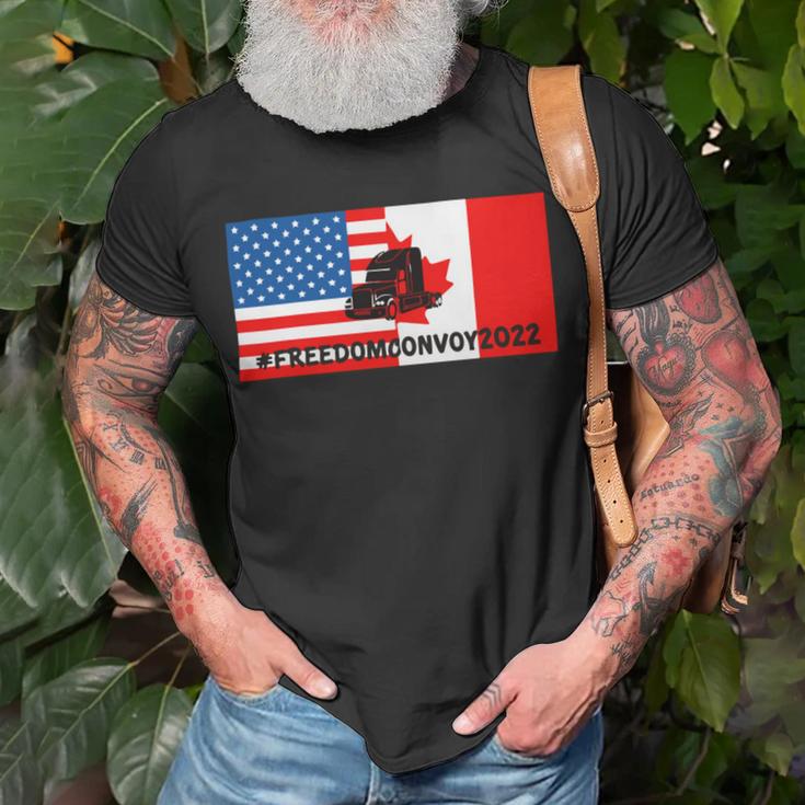 Freedom Convoy V2 Unisex T-Shirt Gifts for Old Men