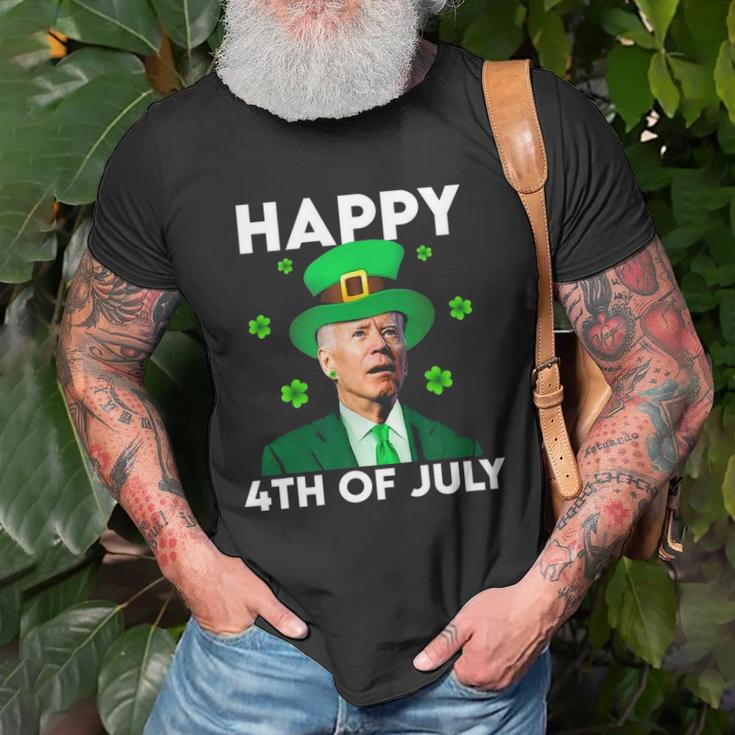 Funny Joe Biden Happy 4Th Of July St Patricks Day Unisex T-Shirt Gifts for Old Men