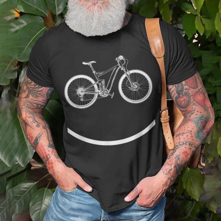 Funny Mountain Bike Evolution Biker Best V4 Unisex T-Shirt Gifts for Old Men