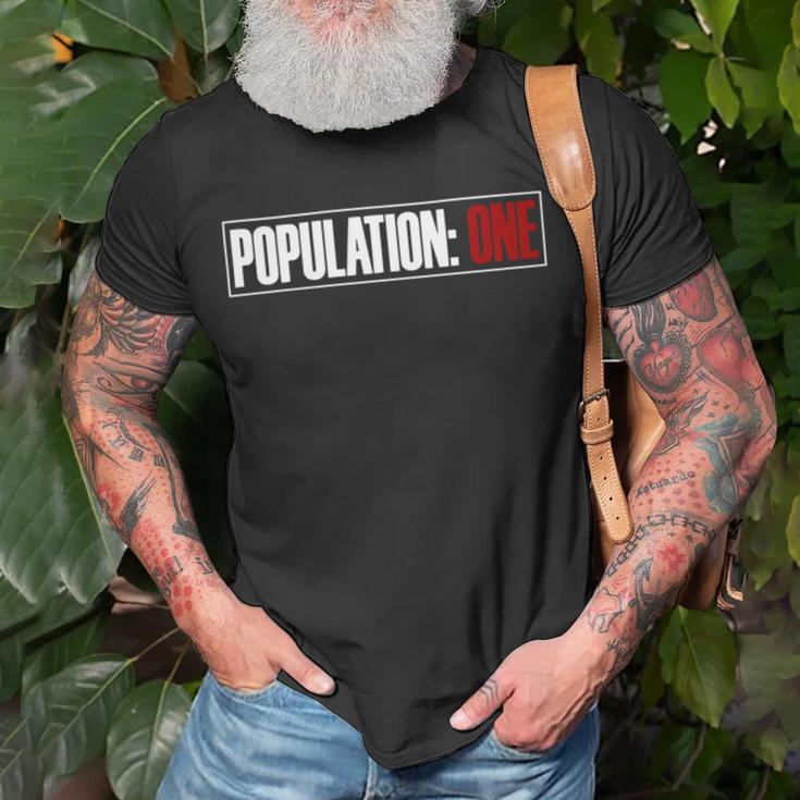 Funny Population One Vr Gamer Unisex T-Shirt Gifts for Old Men