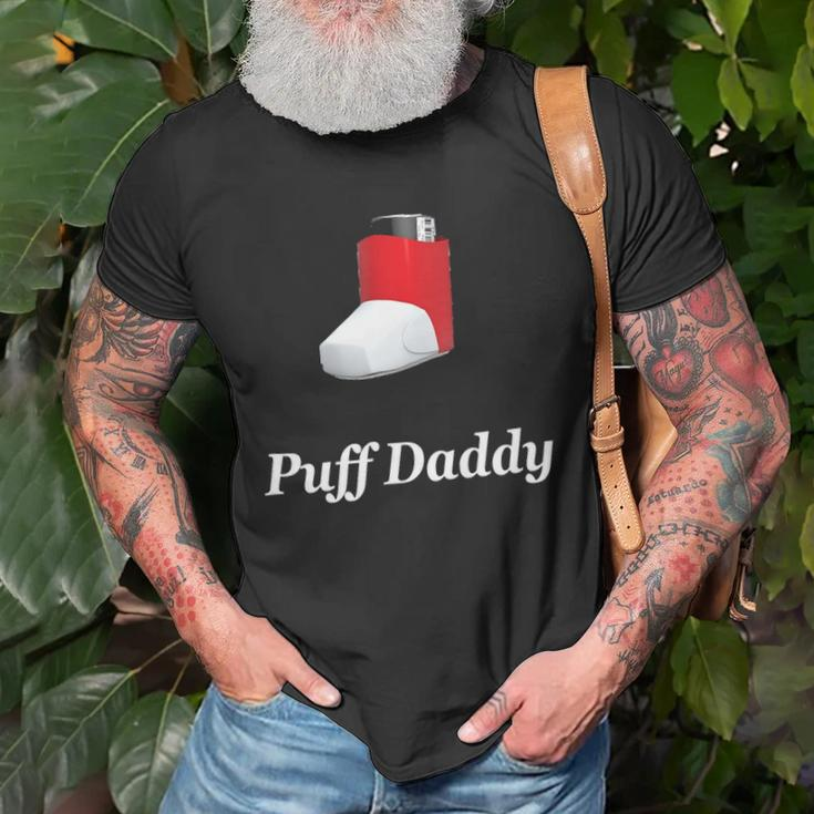Funny Puff Daddy Asthma Awareness Gift Unisex T-Shirt Gifts for Old Men