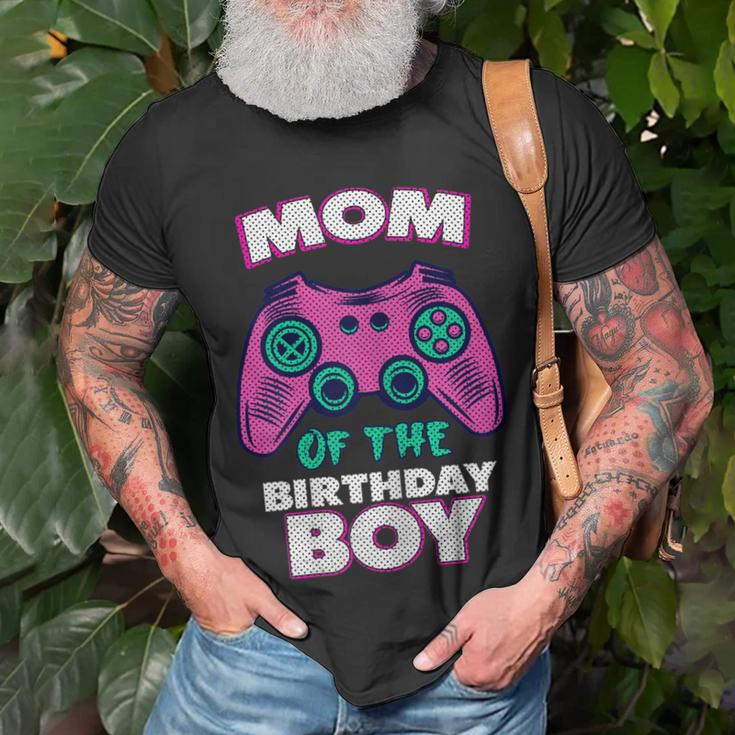 Gamer Mom Of The Birthday Boy Matching Gamer Unisex T-Shirt Gifts for Old Men
