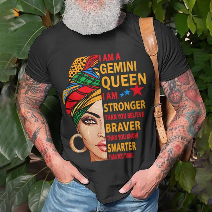 Gemini Queen I Am Stronger Birthday Gift For Gemini Zodiac Unisex T-Shirt Gifts for Old Men