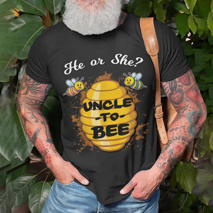 Gender Reveal He Or She Uncle To Bee Unisex T-Shirt Gifts for Old Men