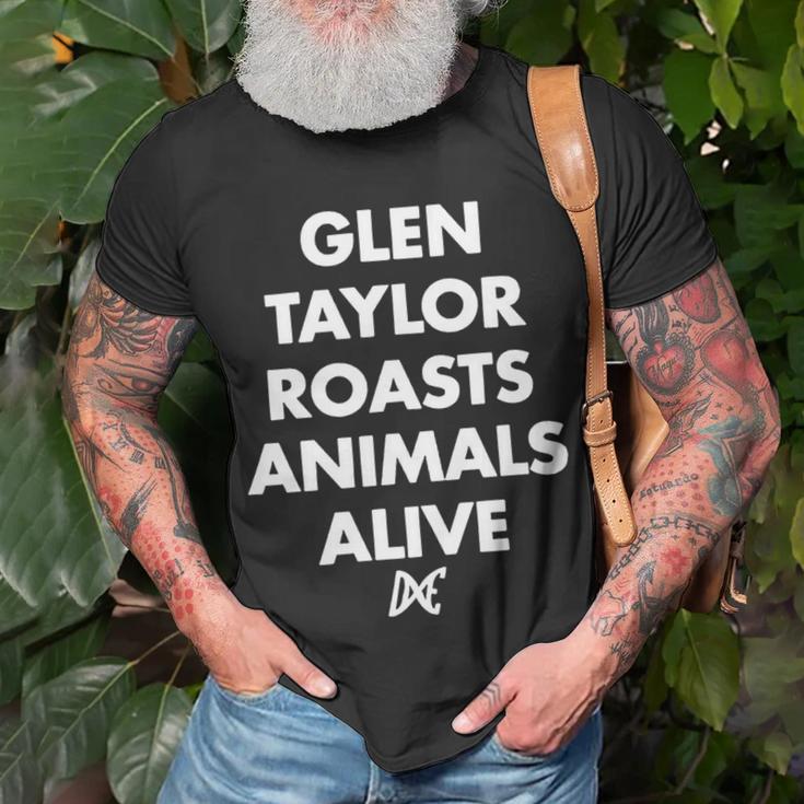 Glen Taylor Roasts Animals Alive Unisex T-Shirt Gifts for Old Men