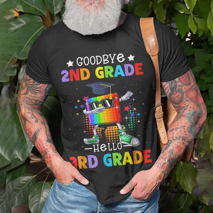 Goodbye Second Grade Graduation Hello Third Grade Popping It Unisex T-Shirt Gifts for Old Men