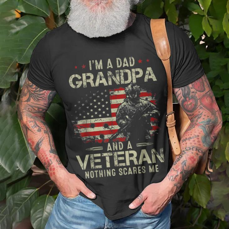 Grandpa For Men Fathers Day Im A Dad Grandpa Veteran Unisex T-Shirt Gifts for Old Men