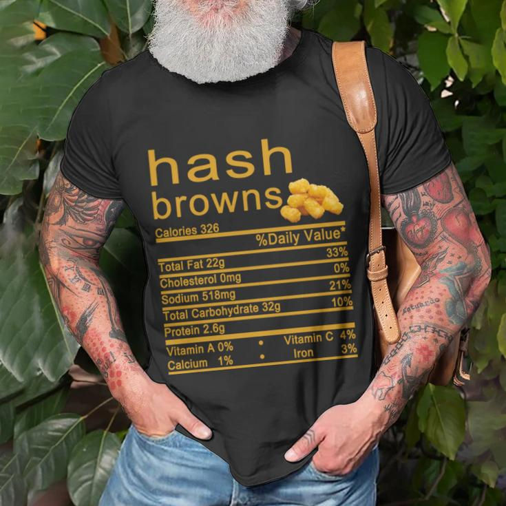 Hash Browns Unisex T-Shirt Gifts for Old Men