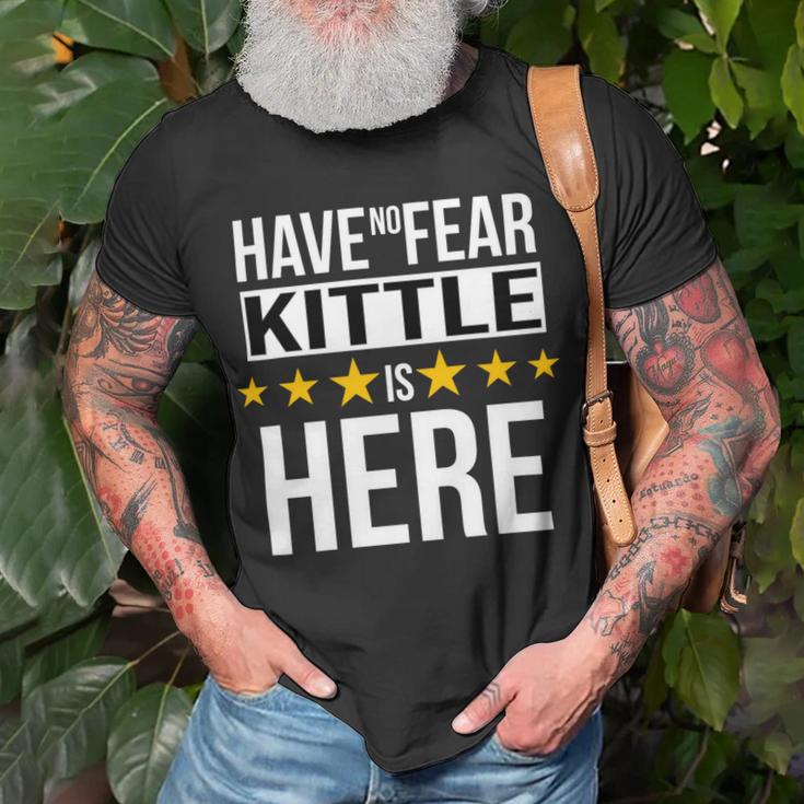 Have No Fear Kittle Is Here Name Unisex T-Shirt Gifts for Old Men