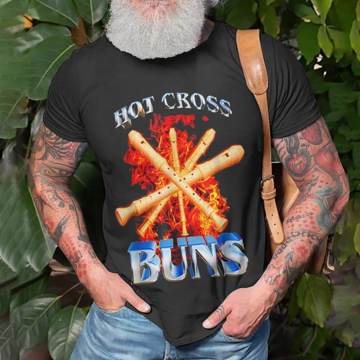 Hot Cross Buns V2 Unisex T-Shirt Gifts for Old Men