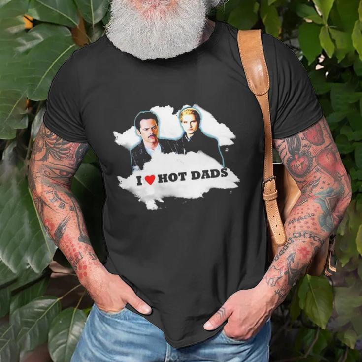 I Love Hot Dads Charlie Swan Carlisle Cullen Unisex T-Shirt Gifts for Old Men