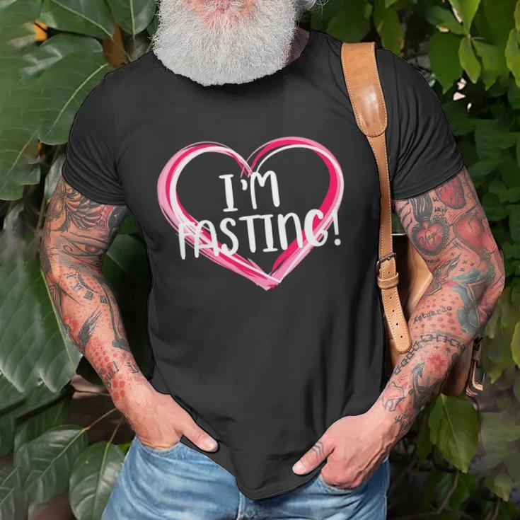 Intermittent Fasting - Im Fasting Unisex T-Shirt Gifts for Old Men