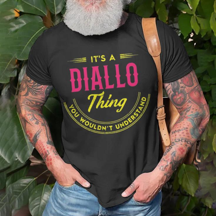 Its A Diallo Thing You Wouldnt Understand Diallo T-Shirt Gifts for Old Men