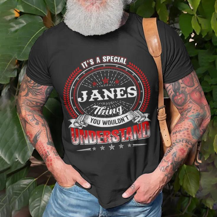 Janes Shirt Family Crest JanesShirt Janes Clothing Janes Tshirt Janes Tshirt For The Janes T-Shirt Gifts for Old Men